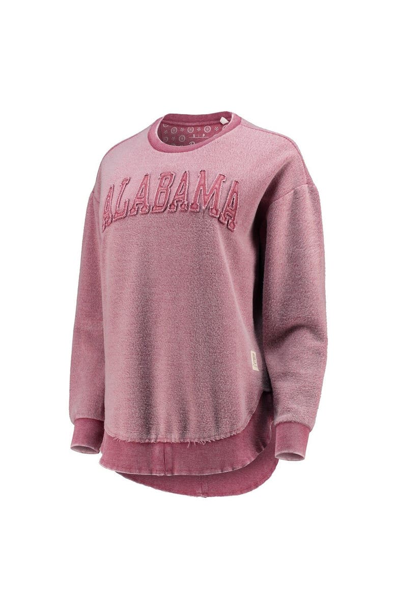 PRESSBOX Women's Pressbox Crimson Alabama Crimson Tide Ponchoville Pullover Sweatshirt, Alternate, color, 