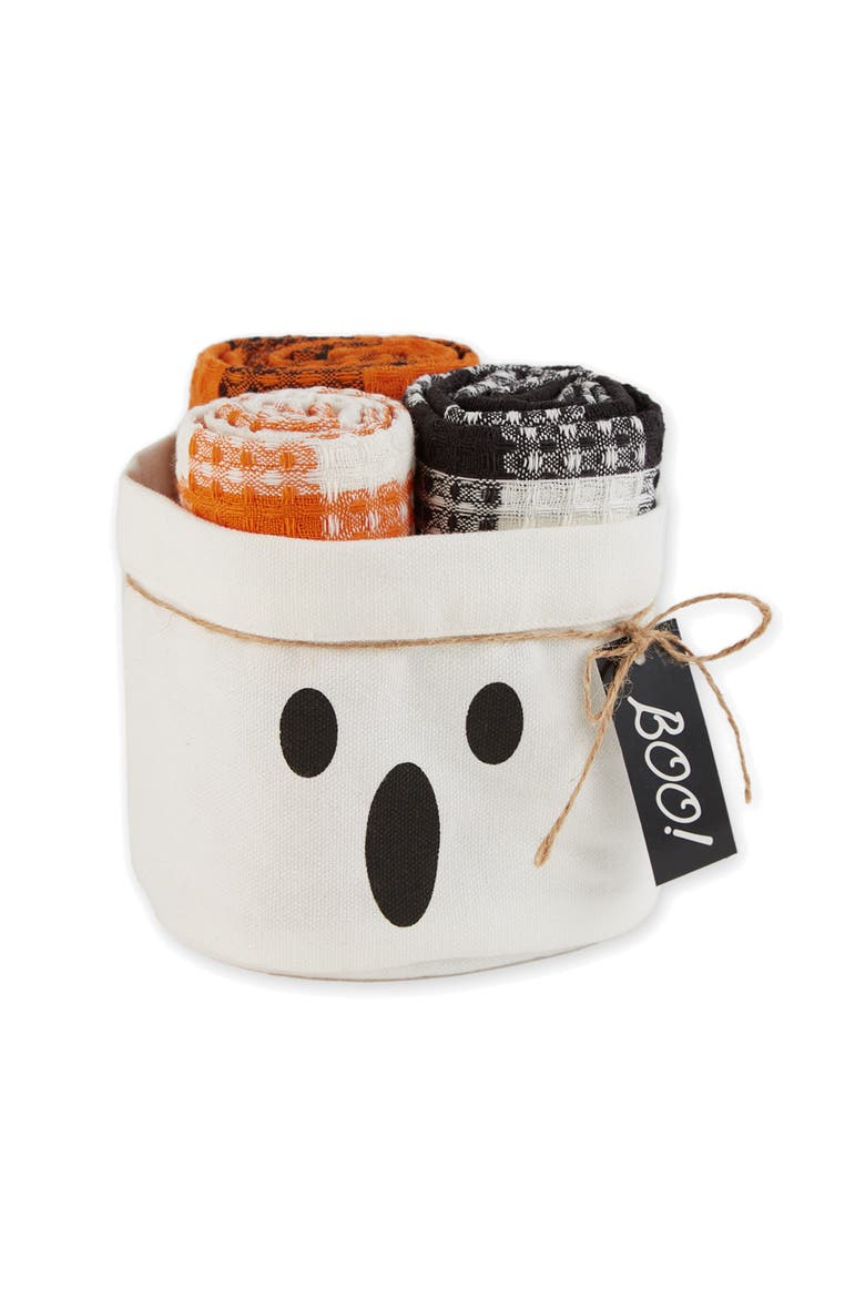 Halloween Kitchen Towel 3-Piece Gift Set, Main, color, Ghost
