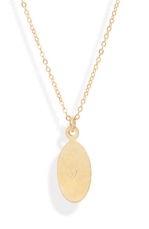 Zodiac Horoscope Pendant Necklace
