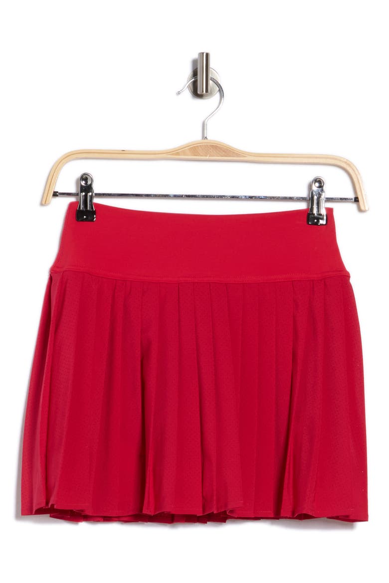 Lightstreme Crosscourt Pleated Active Skort, Alternate, color, SPICY RED