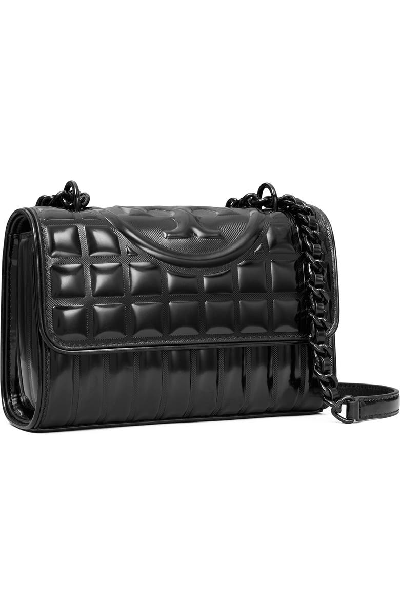 Tory Burch Fleming Metallic Convertible Shoulder Bag, Main, color,