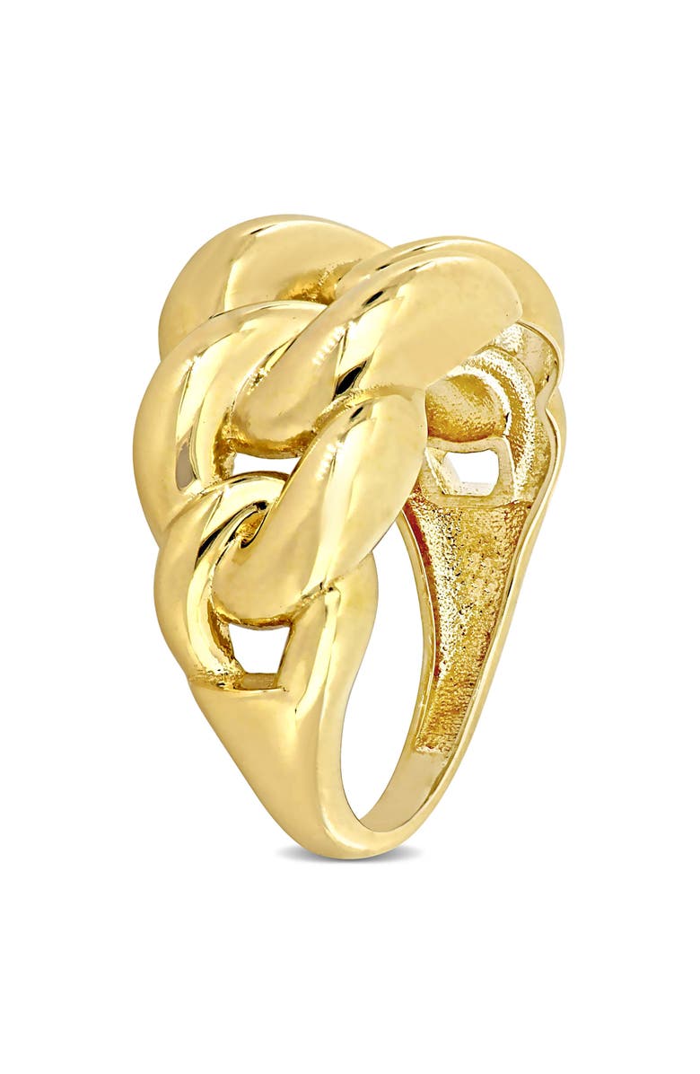 Julianna B. Interlocking Link Design Ring 14k Yellow Gold, Alternate, color, 