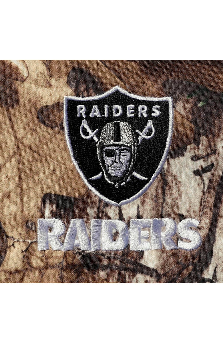 DUNBROOKE Men's Dunbrooke Realtree Camo Las Vegas Raiders Trophy Tech Fleece Full-Zip Hoodie, Alternate, color, 