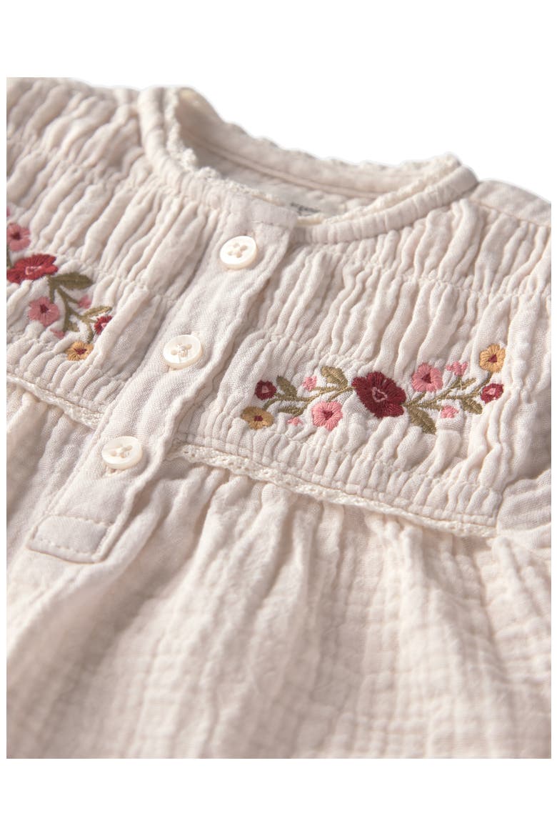 Organic Cotton Gauze Top, Alternate, color, CREAM FLORAL