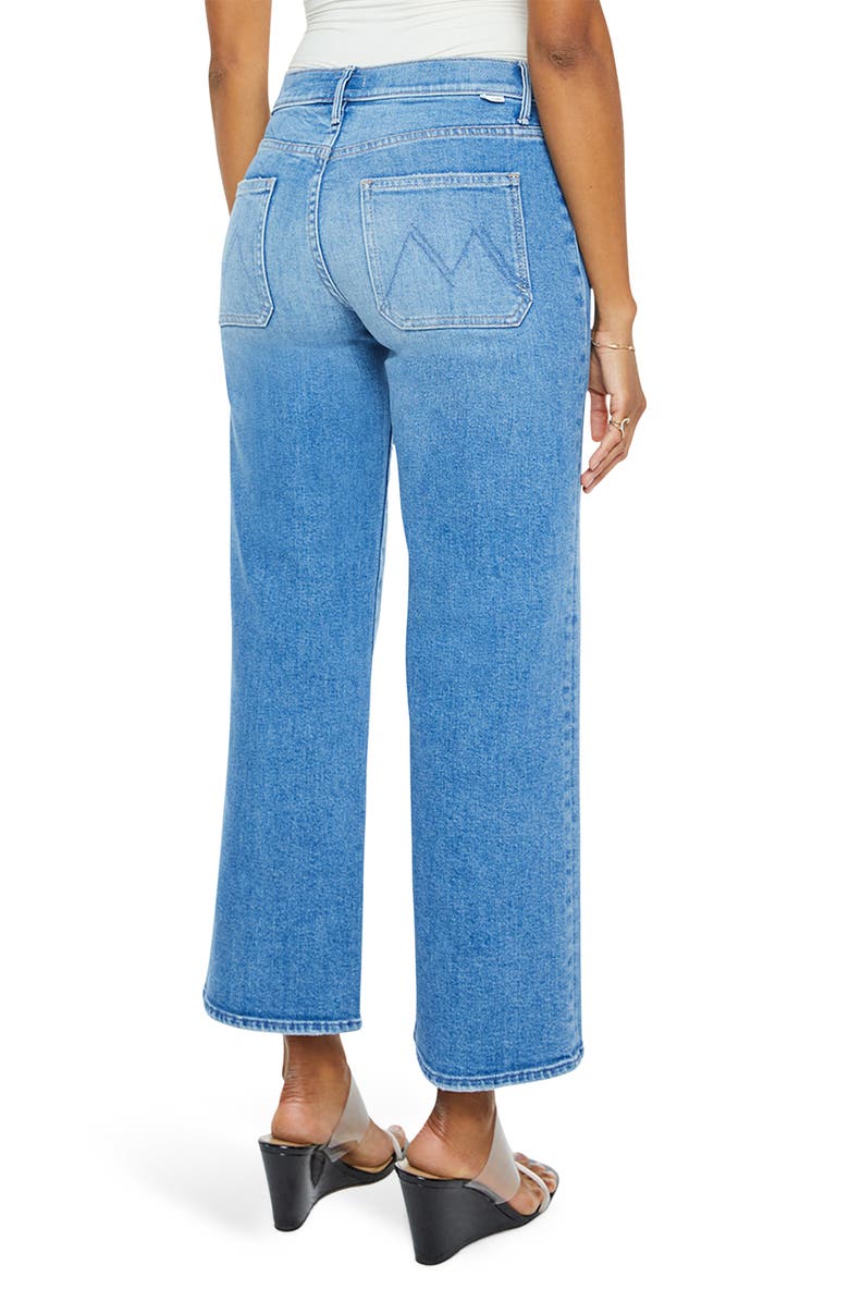 MOTHER The Maven Patch Pocket Ankle Wide Leg Jeans, Alternate, color,