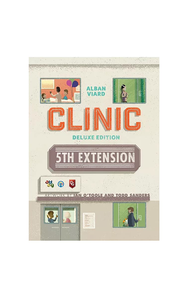 Capstone Games Clinic Deluxe Extension 5 Strategy Board Game Extension, 14 Players, Alternate, color, Multicolored