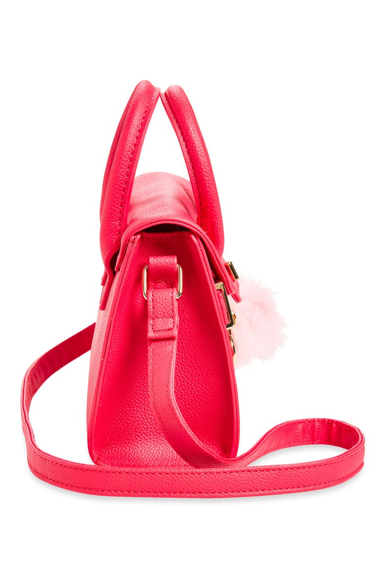 Kids' Glamour Purse Buckle Bag, Alternate, color, DARK PINK