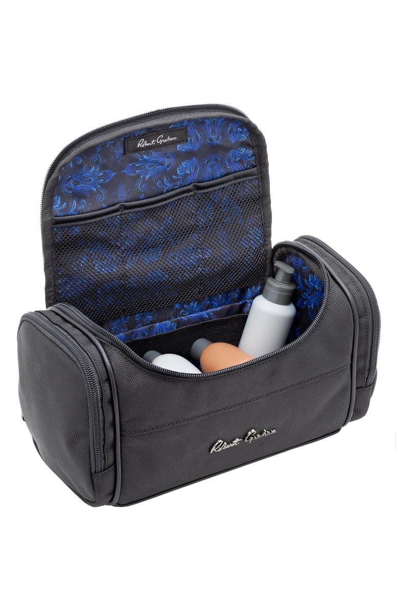 Robert Graham Maverick Hanging Dopp Kit, Alternate, color, Black