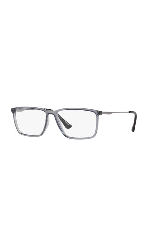 Lenscrafters 58mm Rectangle Optical Glasses In Black