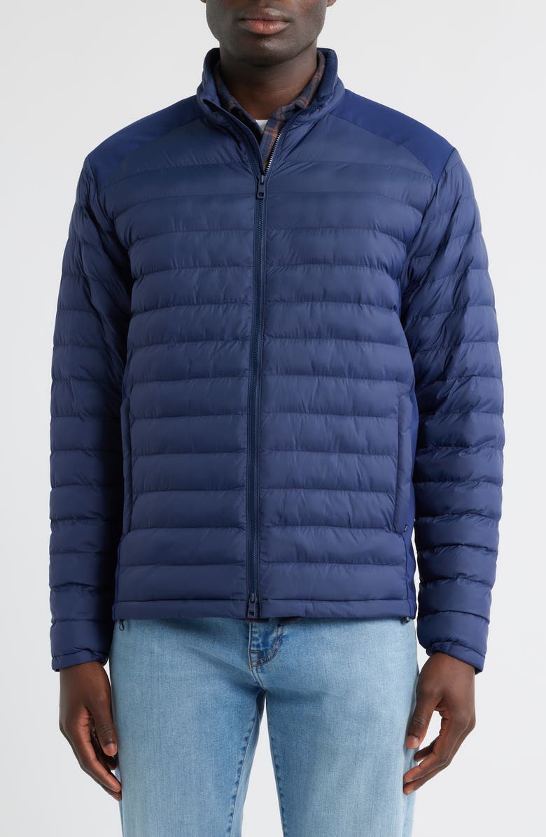 Peter Millar Apex Quilted Water Resistant Jacket, Alternate, color, Navy