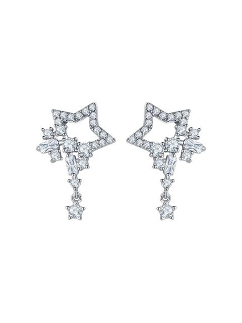 Crystal Star Dangle Earrings