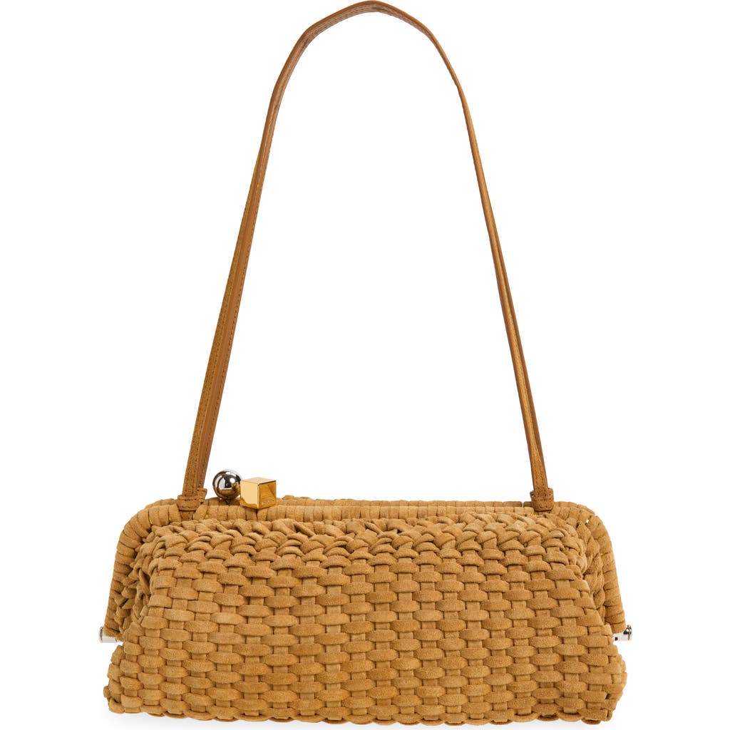 Jacquemus Large Pochette Salon Clutch in Camel 830 at Nordstrom