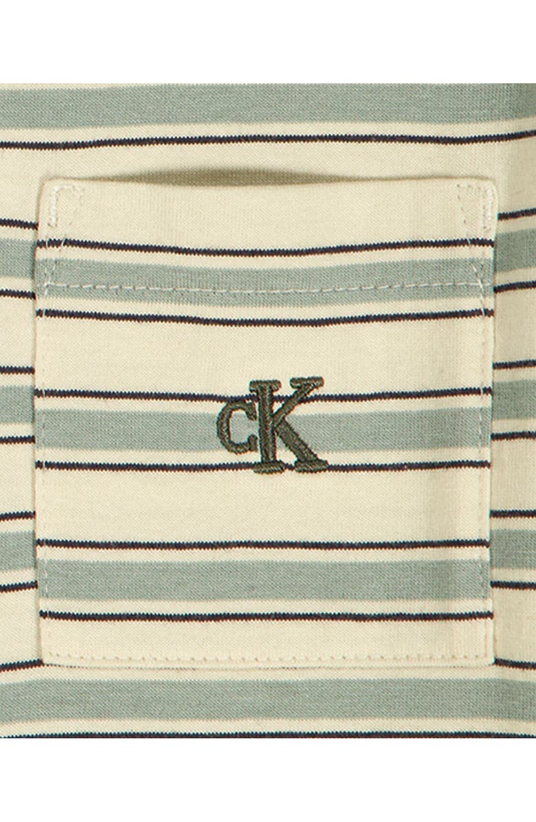 Calvin Klein Stripe T-Shirt & Cargo Shorts Set, Alternate, color, Prepack Assorted