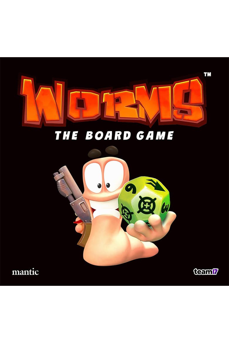 Worms The Hilarious Tabletop Board Game, Alternate, color, Multicolored