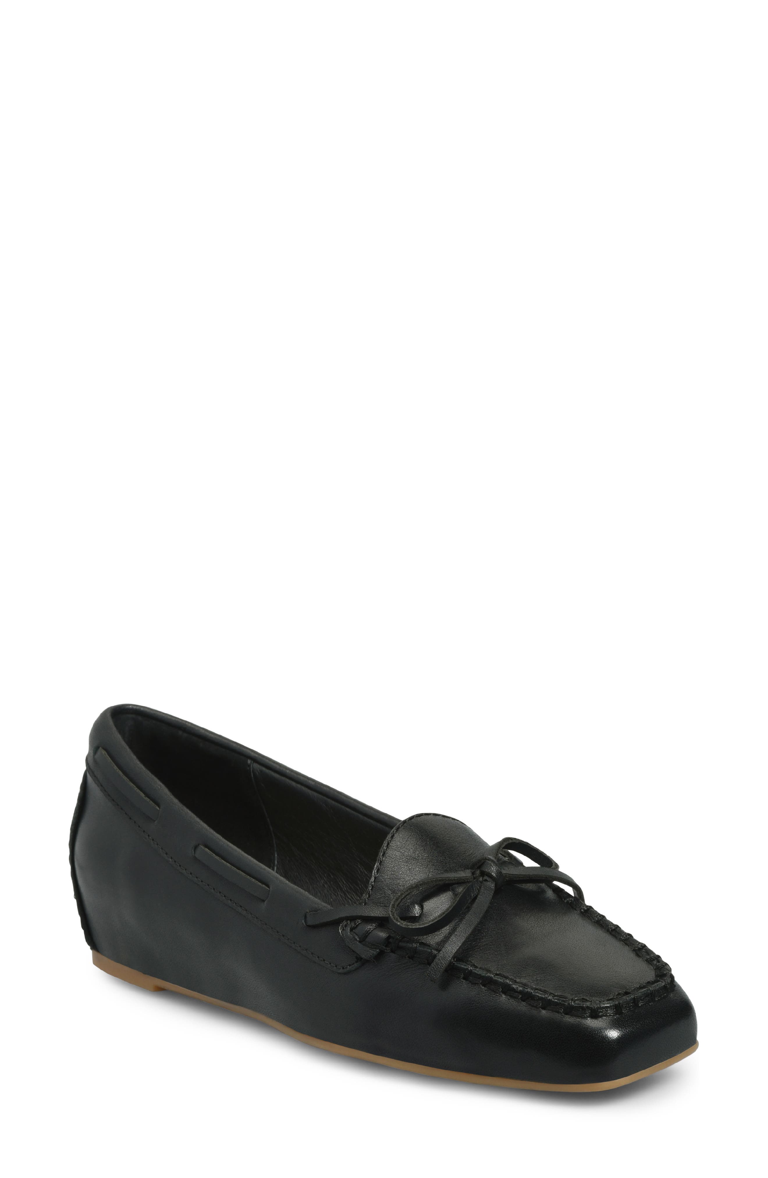 Söfft Pam Boat Shoe Loafer, Main, color, Black