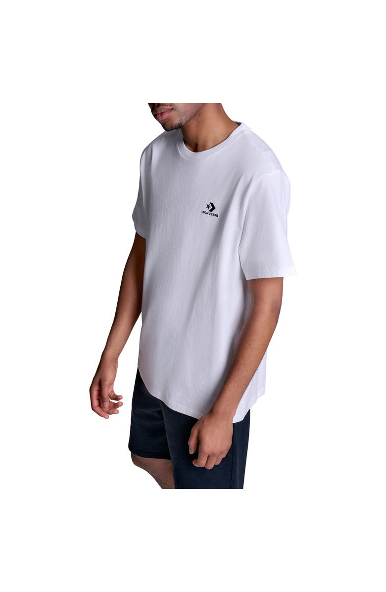 Converse Star Chevron T-Shirt, Alternate, color, White 10A