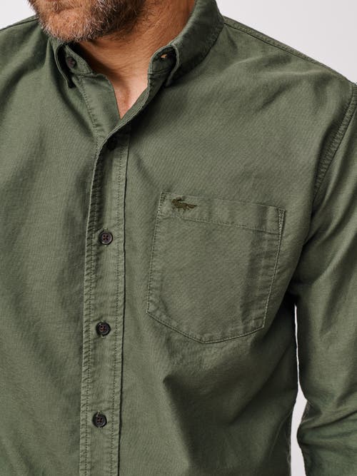 Aubin Aldridge Oxford Button Down Shirt In Green