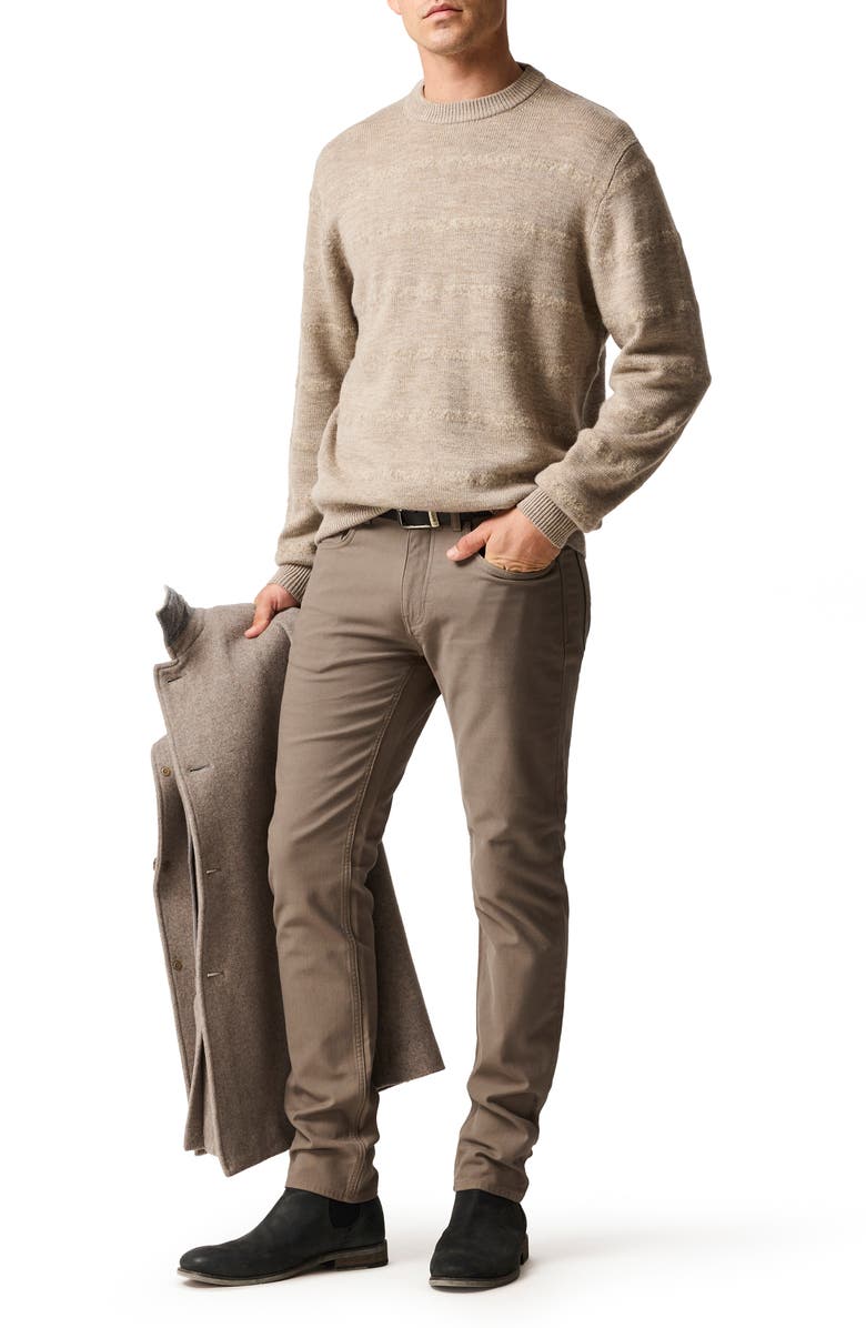 Rodd & Gunn Bill's Way Textured Stripe Sweater, Alternate, color, Natural