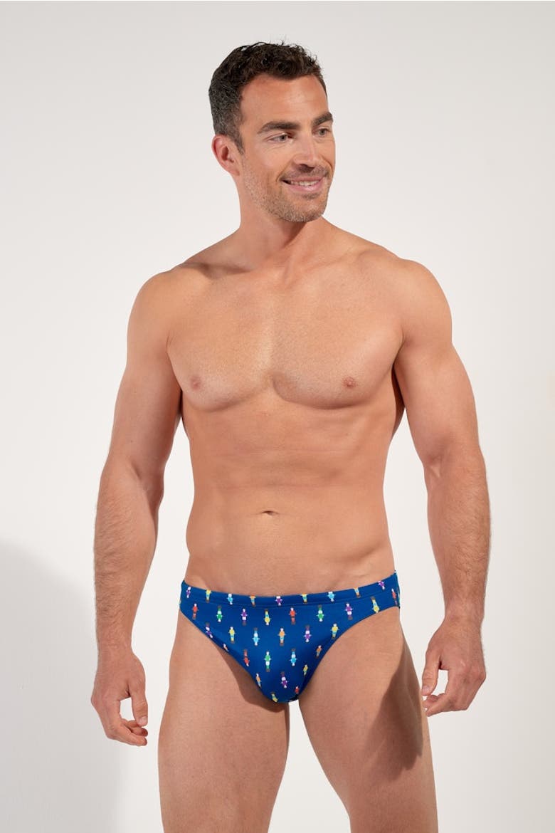 Calcio Swim Micro Briefs, Alternate, color, Navy Print