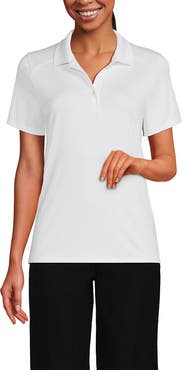 Lands' End School Uniform  Short Sleeve Feminine Fit Rapid Dry Polo Shirt
