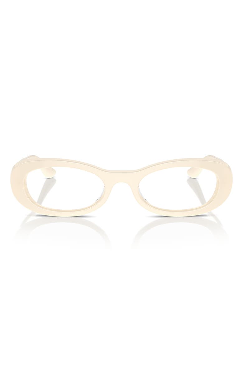 VOGUE 53mm Oval Optical Glasses, Main, color,