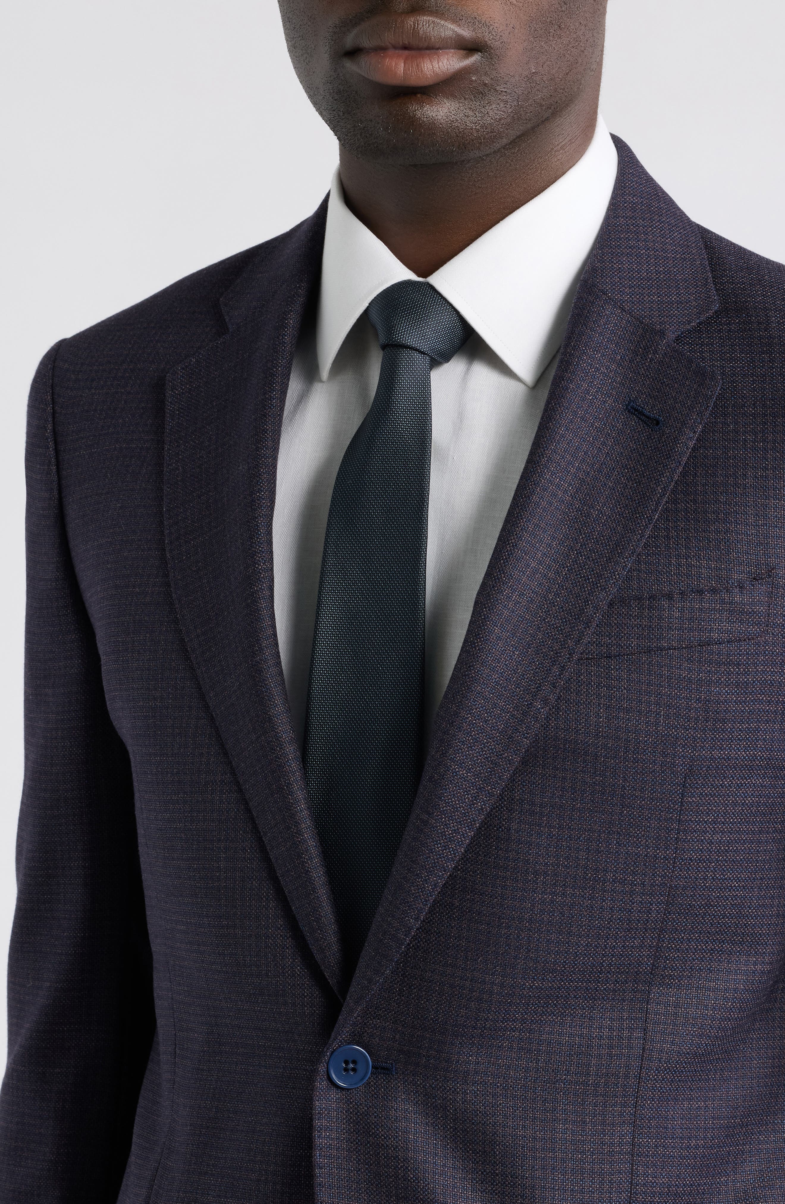 Emporio Armani Micro Box Virgin Wool Sport Coat (Men) | Nordstrom