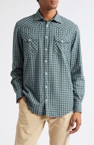 Massimo Alba Genova Stripe Cotton Button-Up Shirt