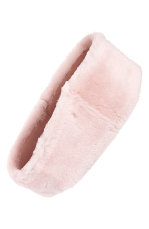 Ugg ® Genuine Shearling Headband In Pink