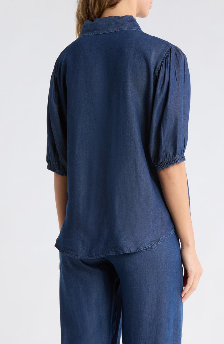Splendid Indigo Button-Up Shirt, Alternate, color, Dark Indigo Blue