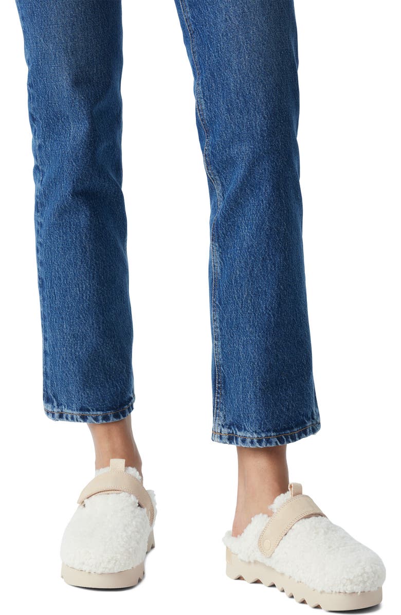 SOREL Viibe Faux Shearling Clog, Alternate, color, Natural/ Bleached Ceramic