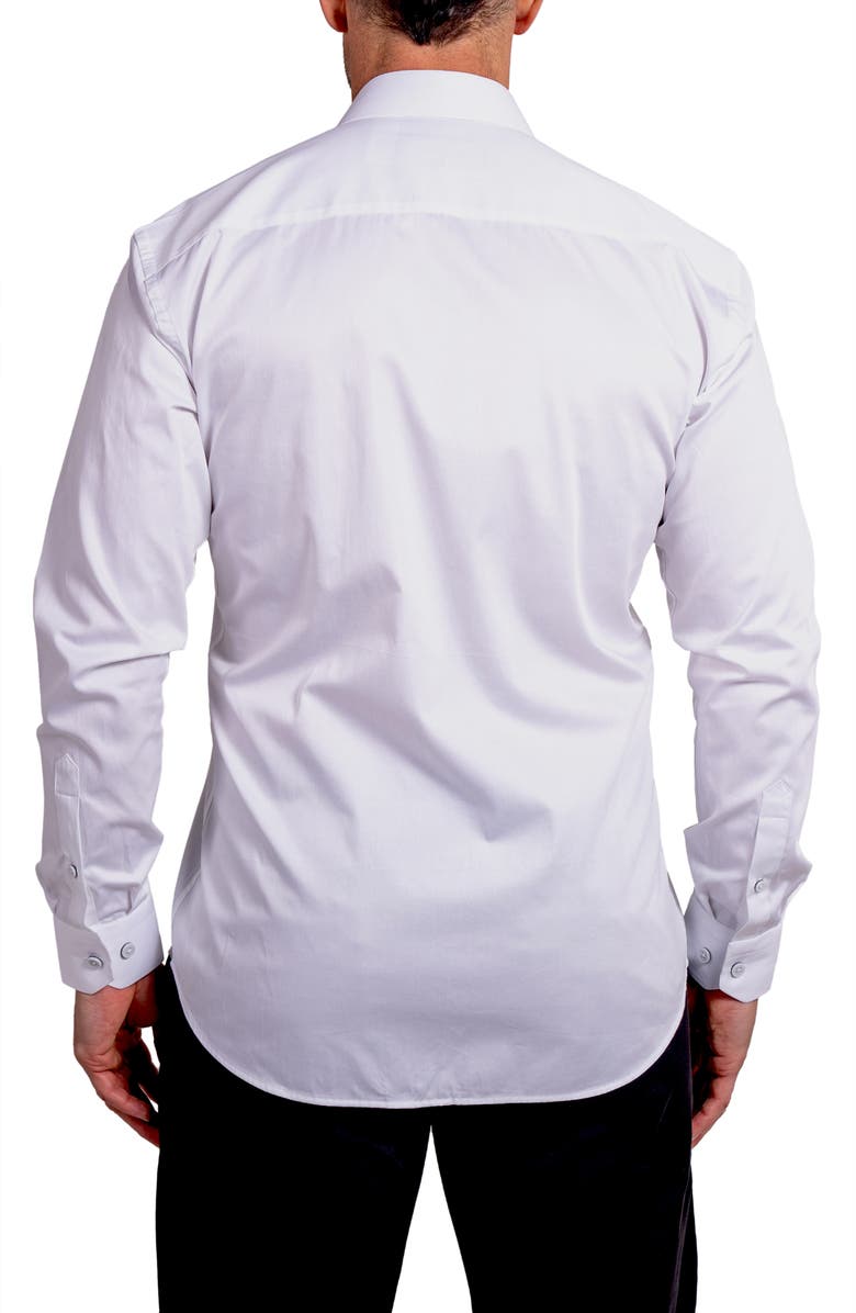 Maceoo Blacklabel Ascension0071 White Button-Up Shirt, Alternate, color, White