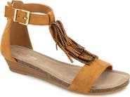 Reaction Kenneth Cole Glytoni Fringe T-Strap Sandal
