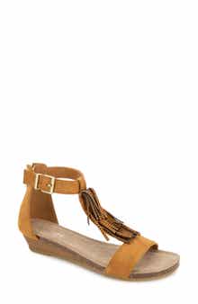 Reaction Kenneth Cole Glytoni Fringe T-Strap Sandal