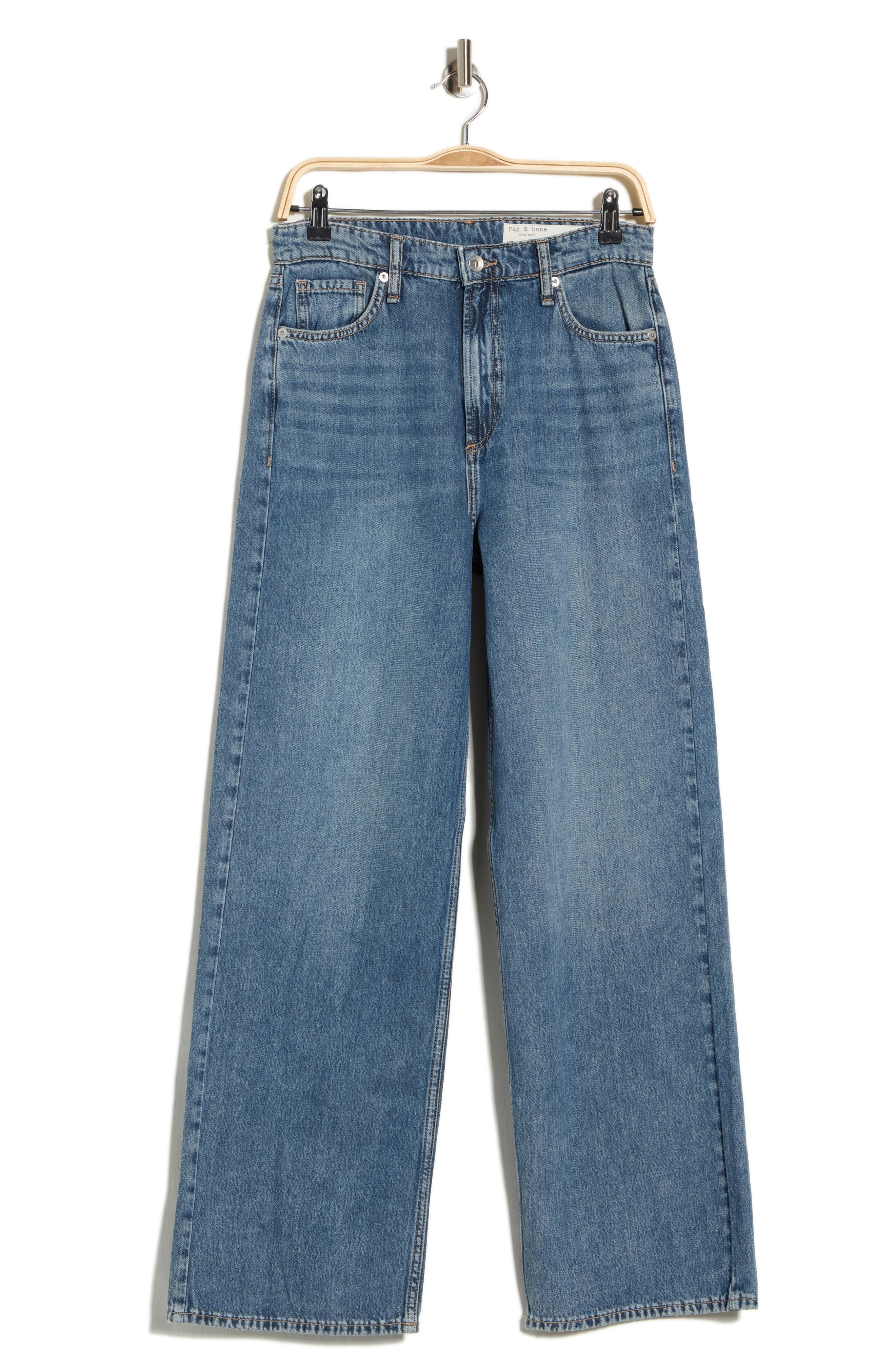 rag & bone Lori High Waist Wide Leg Jeans