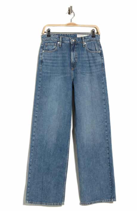 rag & bone Lori High Waist Wide Leg Jeans
