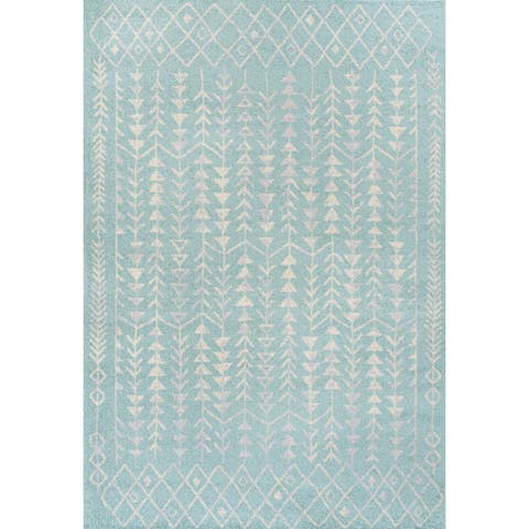 Ziri Moroccan Geometric Area Rug