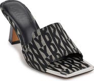 DKNY Square Toe Slide Sandal
