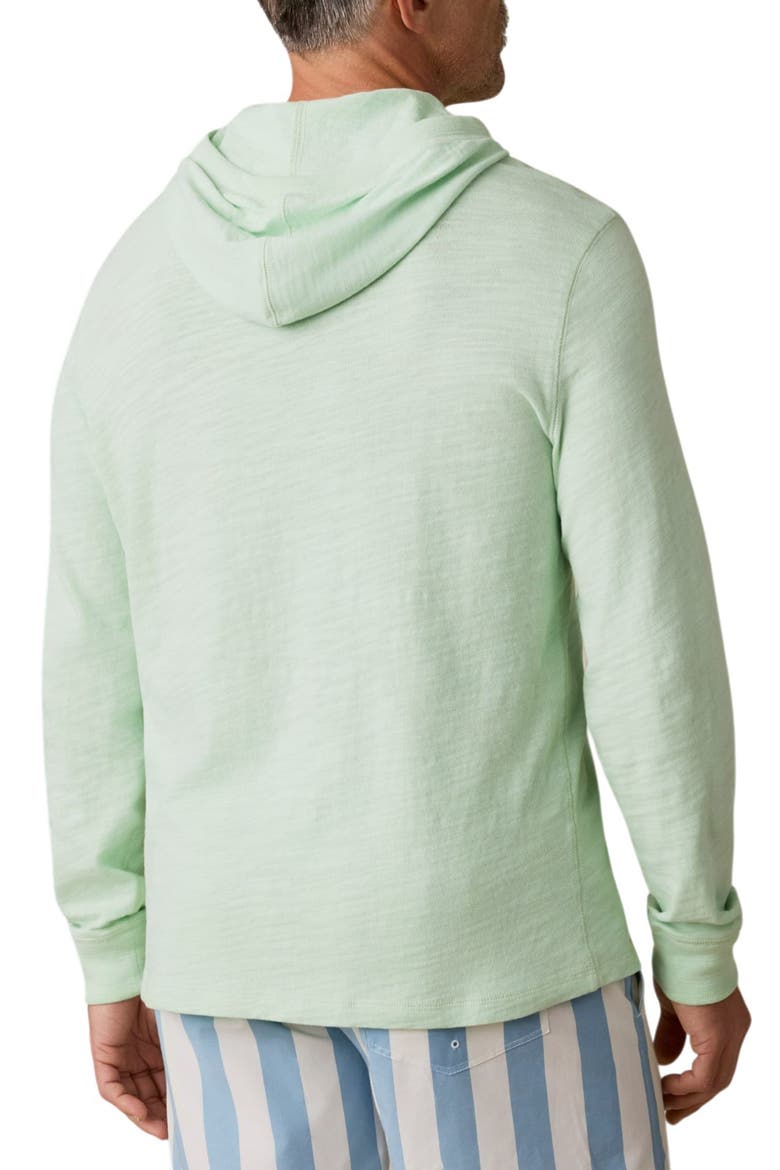 Sunwashed Organic Cotton Slub Hoodie, Alternate, color, BEACH SKY STRIPE