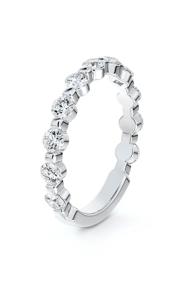De Beers Forevermark Engagement & Commitment Single Shared Prong Diamond Band, Alternate, color, 