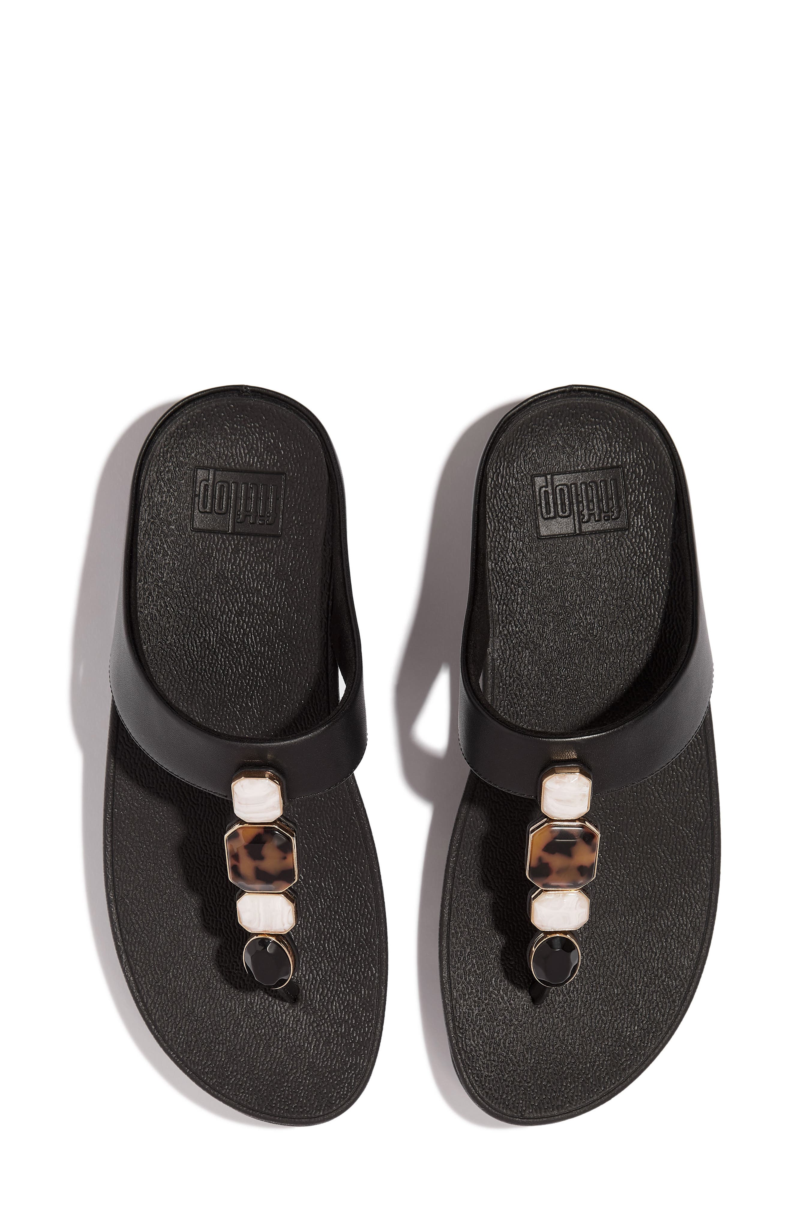 FitFlop Fino Multistone Flip Flop, Alternate, color, 