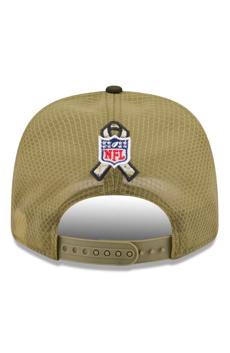 New Era Men's New Era  Green Philadelphia Eagles 2025 Salute to Service 9SEVENTY Adjustable Hat, Alternate, color, 