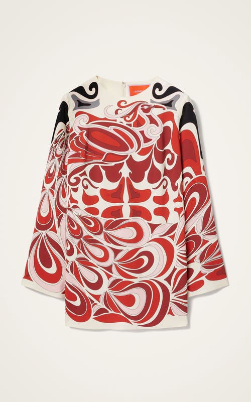 La Doublej Mini Supremes Printed Satin Minidress