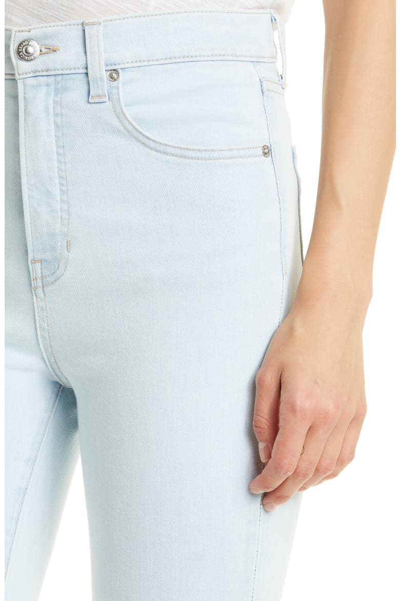 Carly High Waist Kick Flare Jeans, Alternate, color, ASPEN