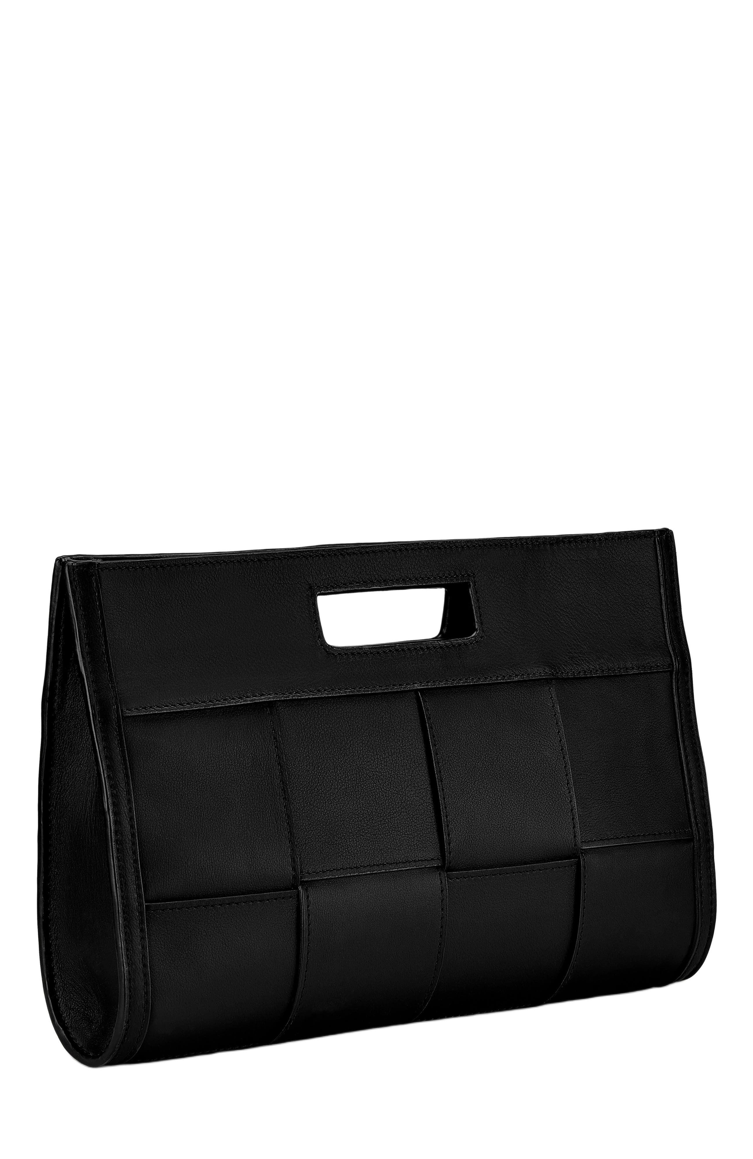 GiGi New York REMY CLUTCH, Alternate, color, Black