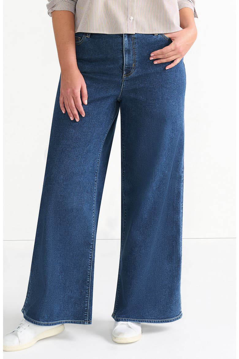 Recover Denim High Rise Extra Wide Leg Jeans, Main, color, Crawford Wash