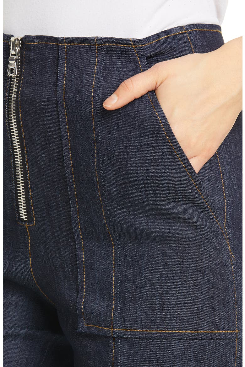 Zadie Wide Leg Jeans, Alternate, color, INDIGO