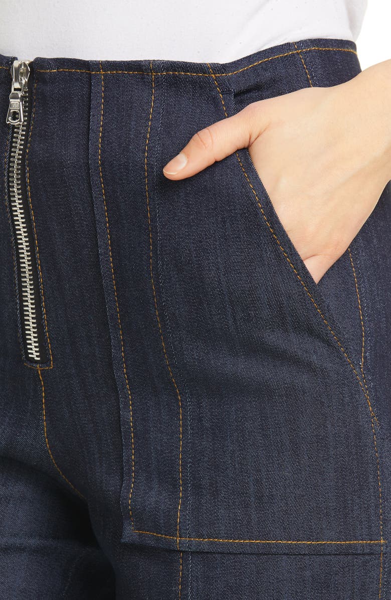 Cinq à Sept Zadie Wide Leg Jeans, Alternate, color,