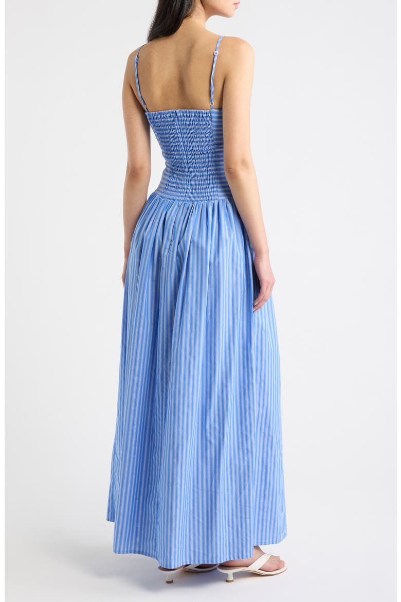 Portlligat Stripe Cotton Dress, Alternate, color, JOAO STRIPE AZULEJO BLUE