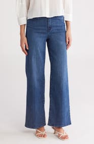 FRAME Le Slim Palazzo High Waist Wide Leg Jeans
