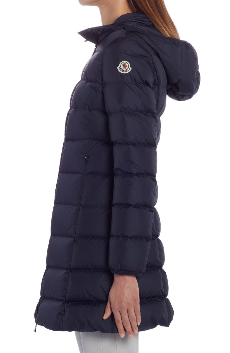 Moncler Gie Quilted Water Repellent Down Coat, Alternate, color, 